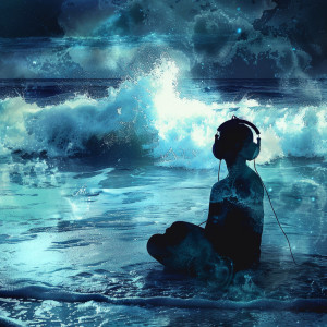 อัลบัม Binaural Ocean Relaxation: Peaceful Currents ศิลปิน Binaural Beats Studying Music