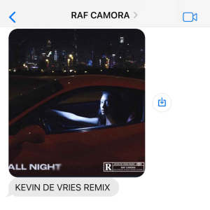 Listen to All Night (Kevin De Vries Remix) song with lyrics from RAF Camora
