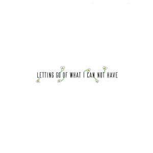Album letting go what i can not have from Shadesa