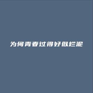 Dengarkan lagu 为何青春过得好似烂泥 nyanyian 一只小熊 dengan lirik