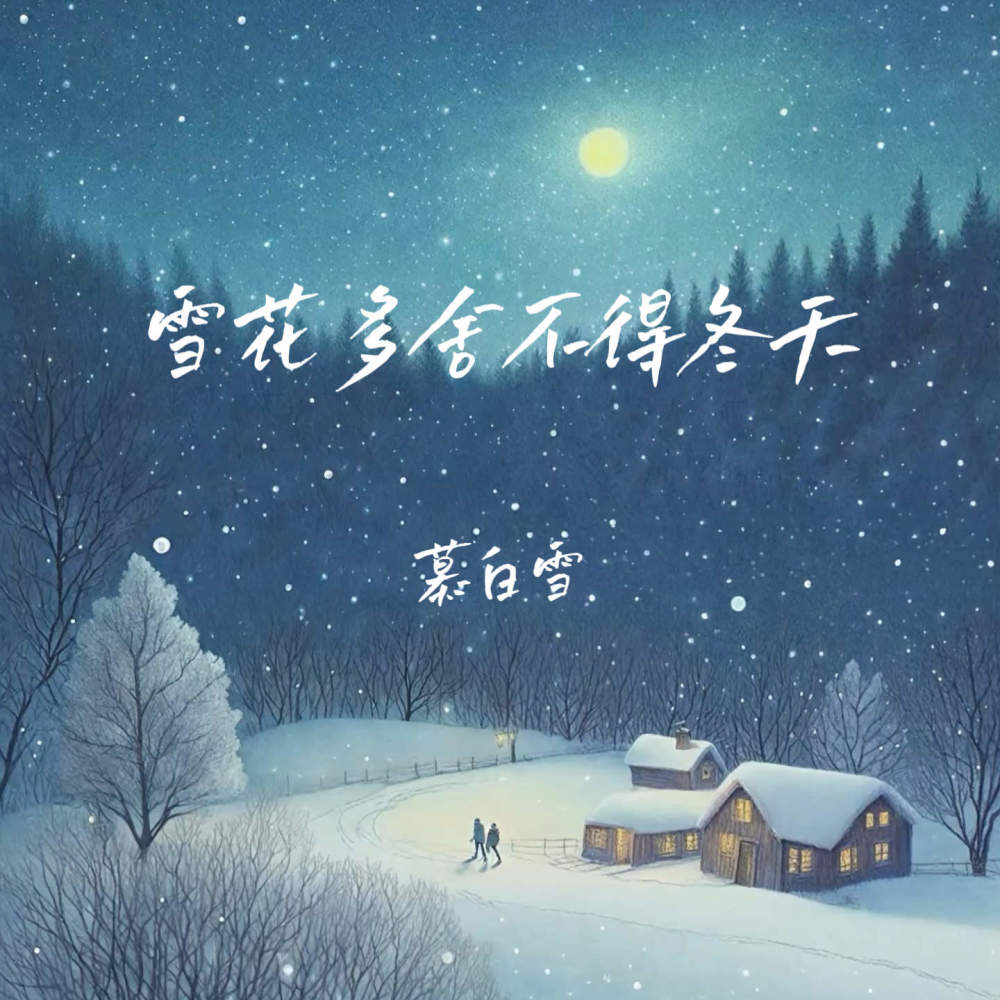 雪花多舍不得冬天