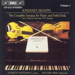 Brahms: Complete Violin/Viola Sonatas, Vol. 1