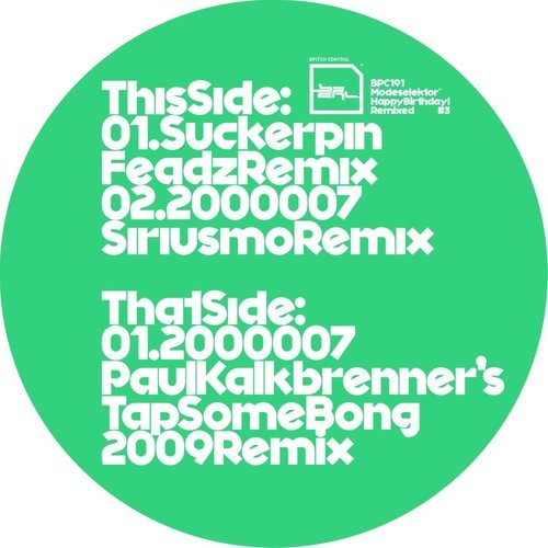 2000007 (Paul Kalkbrenner's Tap Some Bong 2009 Remix)