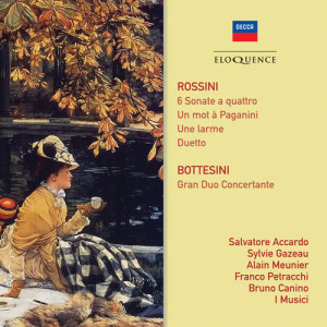 收聽Salvatore Accardo的Rossini: Sonata a quattro No.5 in E flat - 3. Allegretto歌詞歌曲