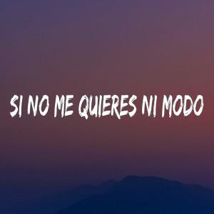 Listen to Si no me quieres ni modo song with lyrics from Dj viral tiktok