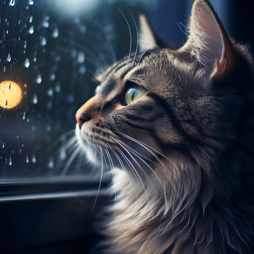 Serenidad Pacífica De La Siesta Del Gato