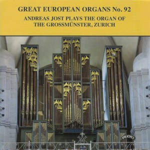 Hans Vollenweider的專輯Great European Organs, Vol. 92