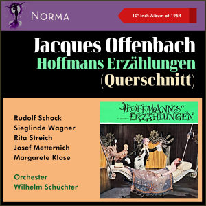 Album Jacques Offenbach: Hoffmans Erzählungen - Querschnitt (10" Album of 1954) from Orchester Wilhelm Schüchter