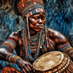 Album Drum Society African Tribesman oleh ASMR Playlist
