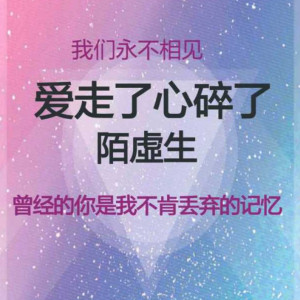 陌虚生的专辑我们永不相见