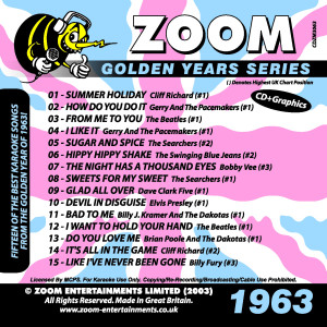 Various Artists的專輯Zoom Karaoke Golden Years 1963