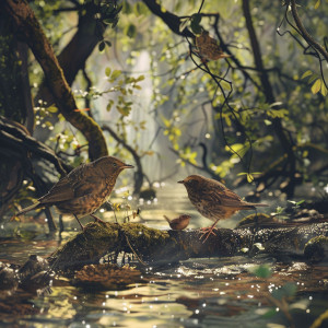 Working Music Solitude的專輯Binaural Birds and Creek for Nature Focus at Work
