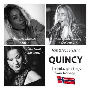 Tom Hansen的專輯Quincy (feat. HEIDI SMITH-SOLEVÅG, ELINE SMITH & ELIZABETH MUKENDI)