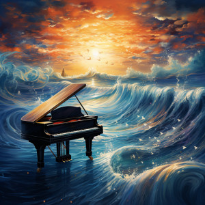 อัลบัม Harmonic Waves: Oceanic Piano Music ศิลปิน Piano and Rain