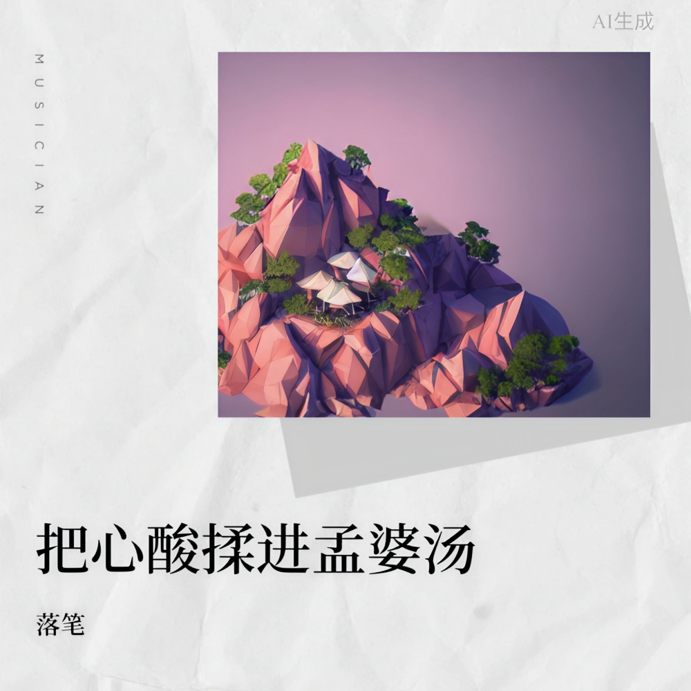 把心酸揉进孟婆汤 (伴奏)