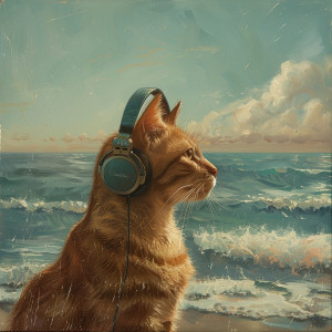 Music for Relaxing Cats的專輯Ocean Purrs: Cats Soothing Sounds