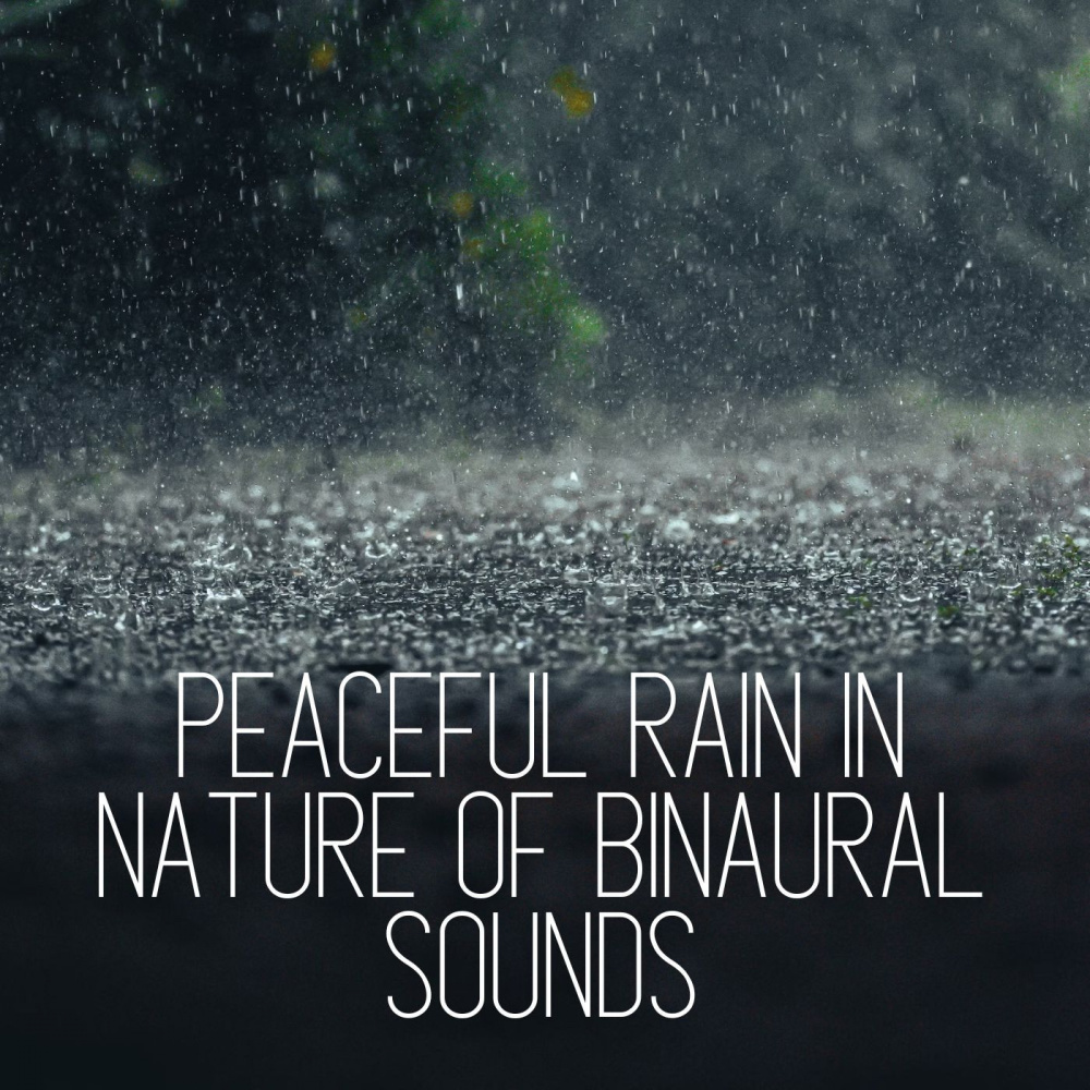 Calming River in Binaural Rain