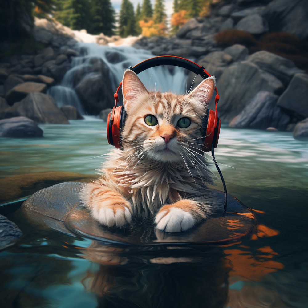 Cat's Serene Waterside Dance