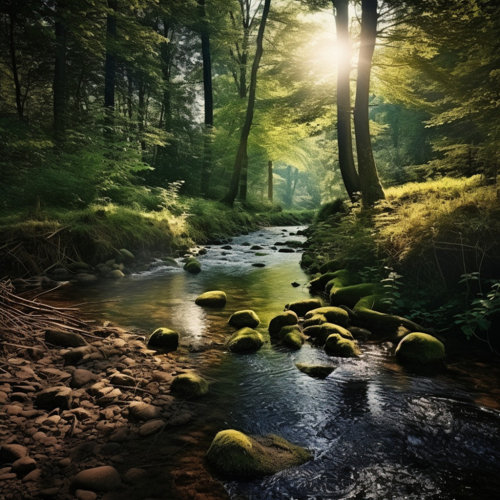Sleep's Melody in Stream's Flow