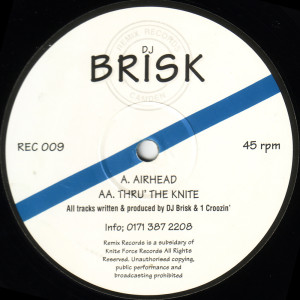 อัลบัม Thru The Knite ศิลปิน Dj Brisk