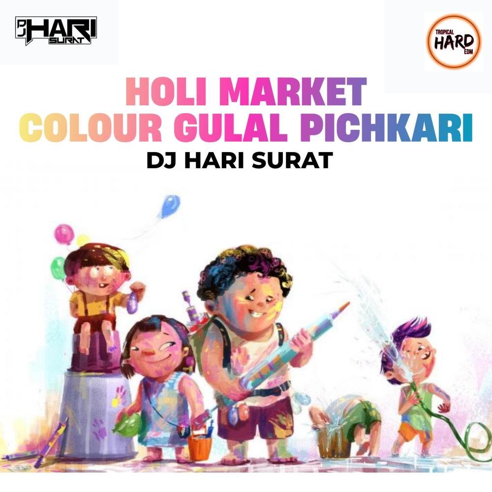 Holi Market Colour Gulal Pichkari