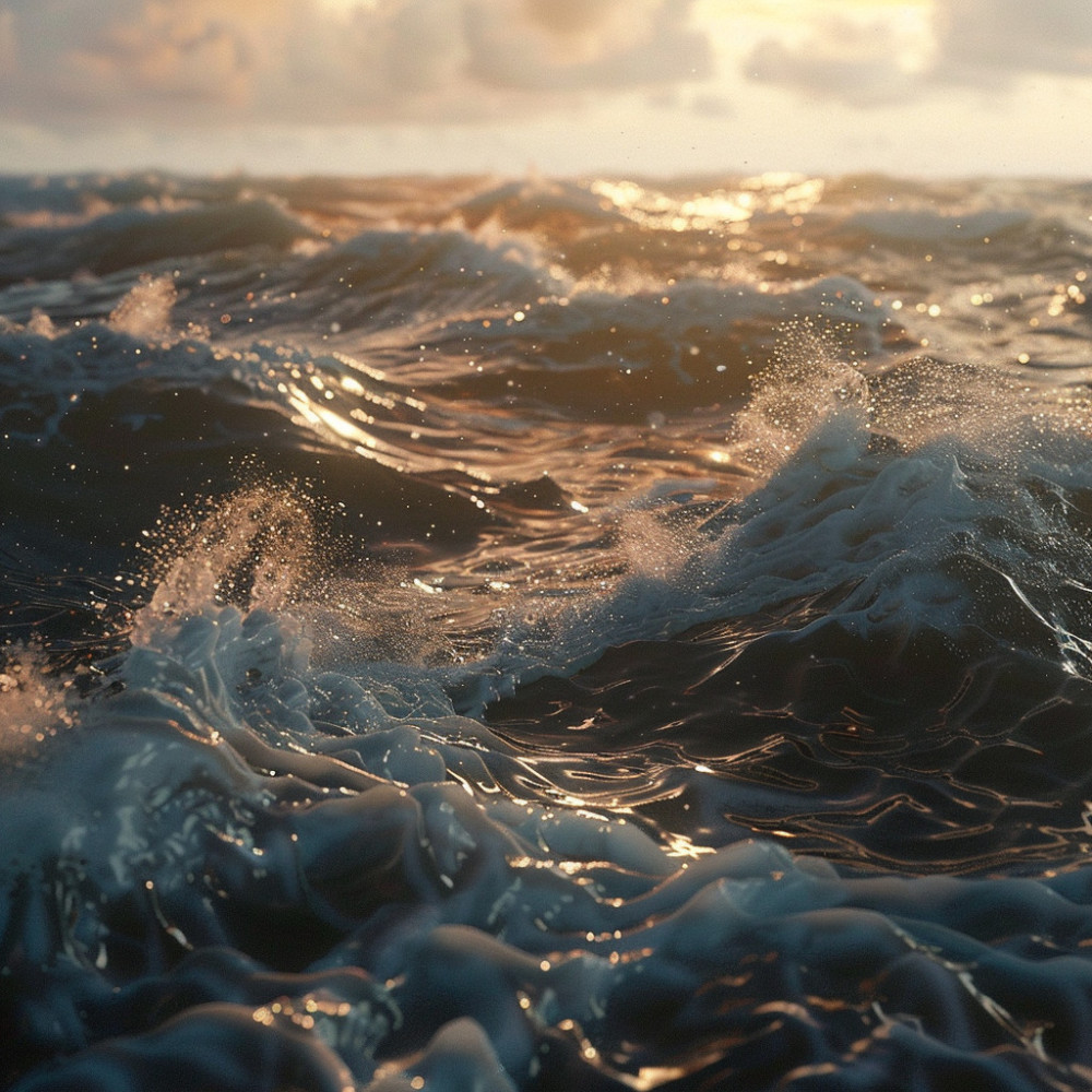 Gentle Ocean Waves for Stress Relief