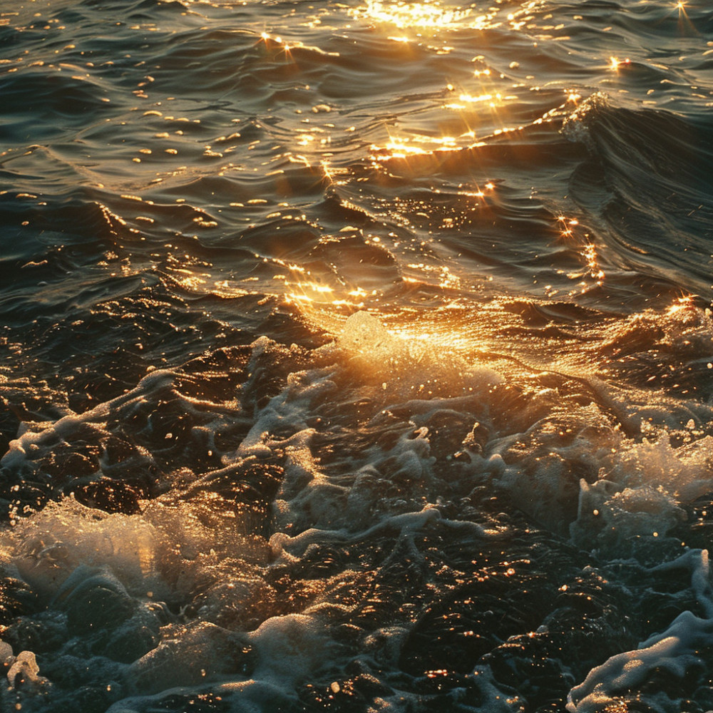 Olas Suaves De Pensamiento Enfocado