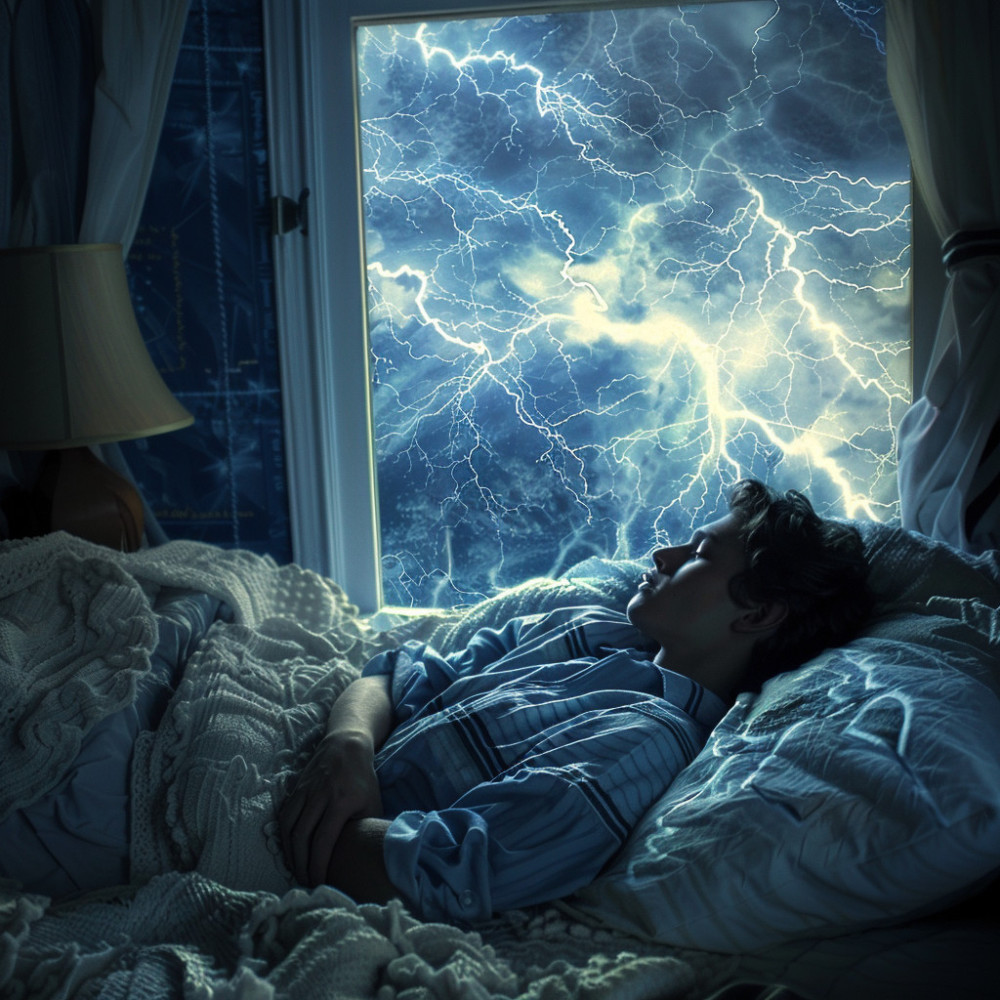 Sleep Calm Thunder Soothes