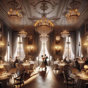 Paris Restaurant Piano Music Masters的專輯Parisian Elegance (Restaurant with Romantic Ambience, Waltz of Love)