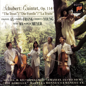 ดาวน์โหลดและฟังเพลง Piano Quintet in A Major, D. 667, Op. 114 "Trout": IV. Tema con variazioni พร้อมเนื้อเพลงจาก Yo-Yo Ma