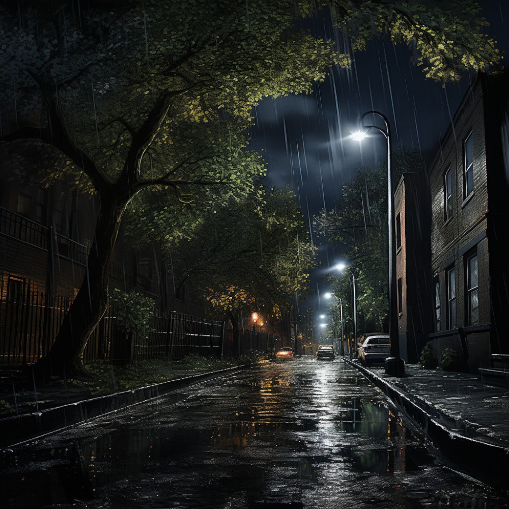 Tranquil Rain for Mindful Practice