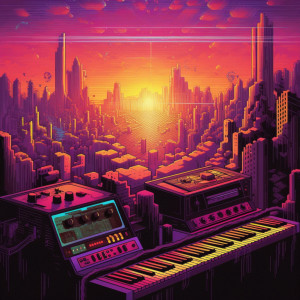 ดาวน์โหลดและฟังเพลง Chipwave Symphony: Orchestral Chiptune Bliss พร้อมเนื้อเพลงจาก 8 Bit Era