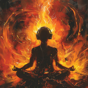 Mystical Nature Fire Sounds的專輯Fiery Calm: Meditation in Warmth