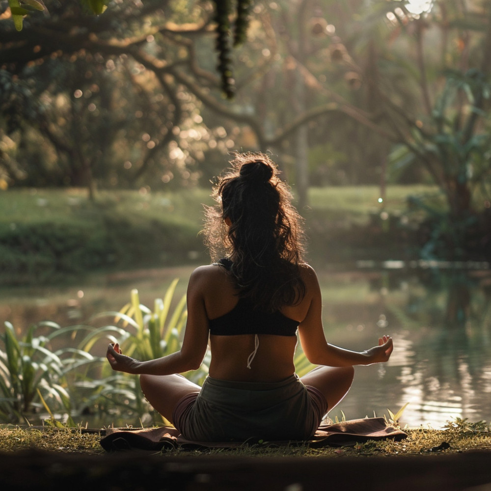 Solitude’s Embrace in Deep Calm