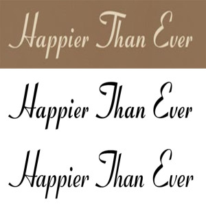 Dengarkan Happier than ever lagu dari Bonnie Esther dengan lirik