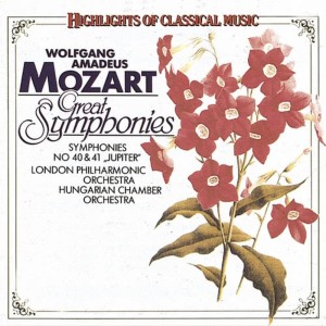 János Sándor的專輯Mozart: Great Symphonies - Symphonies #40 & # 41 "Jupiter"