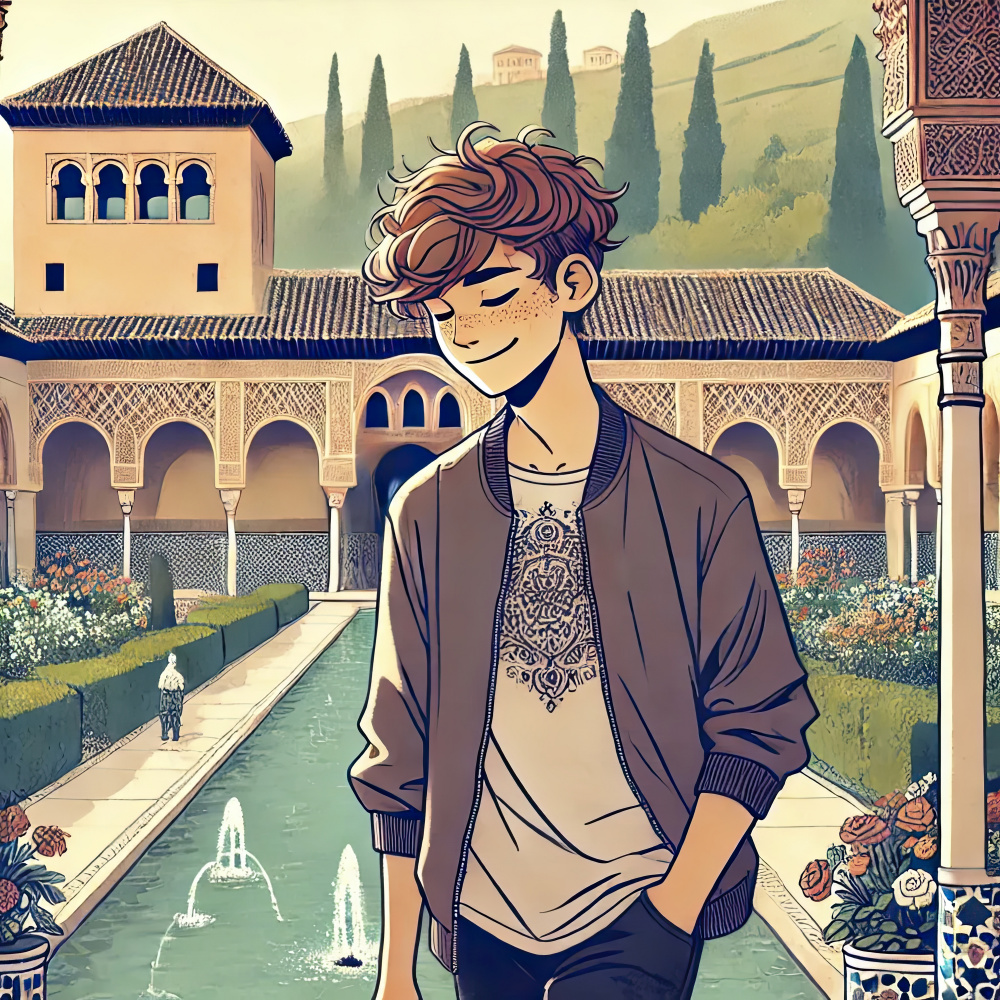 Rubius en el Generalife