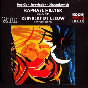Album Bartók - Stravinsky - Shostakovich (Works for Viola and Piano) from Raphael Hillyer