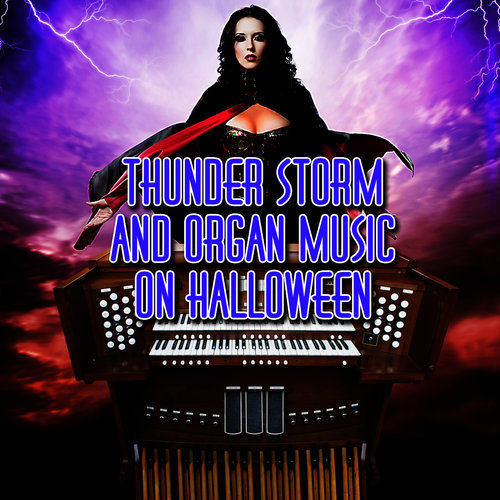 Demon Hands Play the Organ on a Stormy Halloween