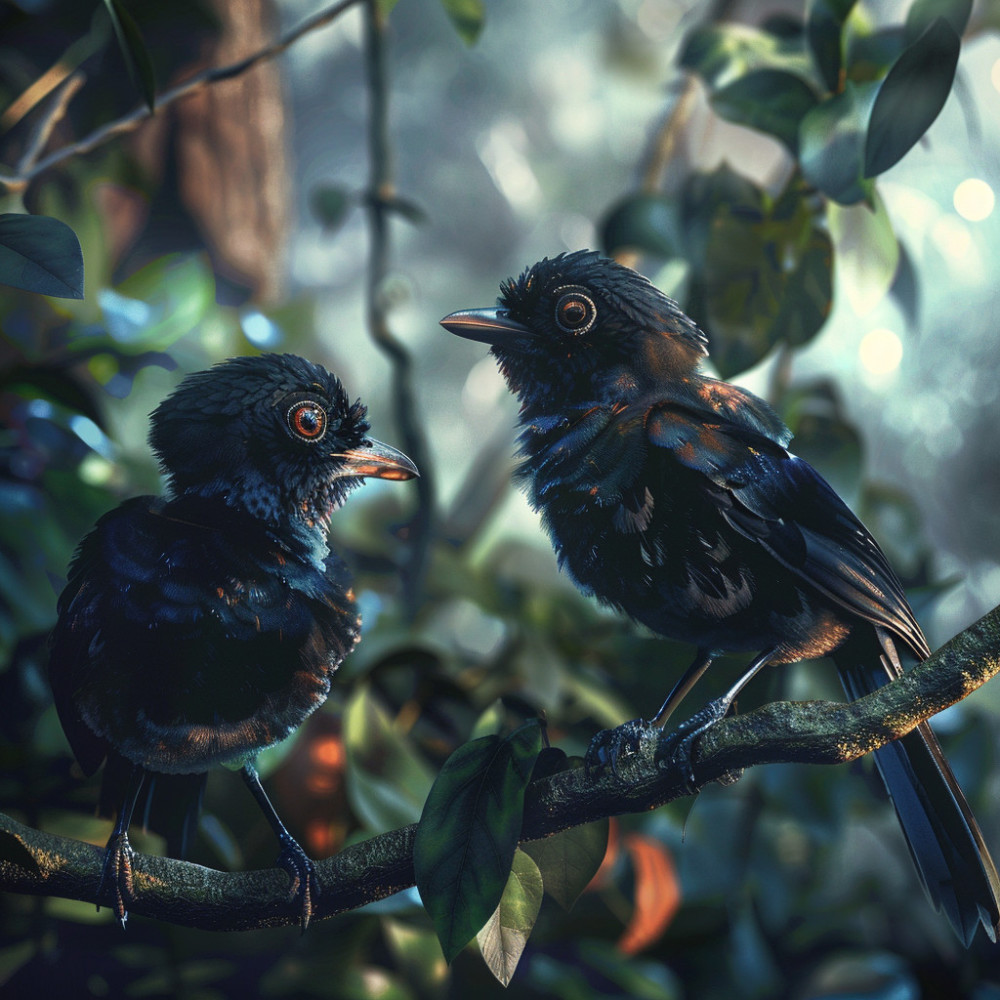 Night Birds’ Soft Caress in Dreams