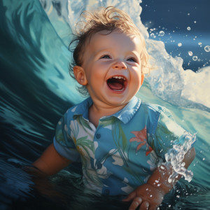 Anthem of Baby's Oceanic Serenity: Music for Stress Relief