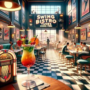 Dengarkan lagu Swing Era nyanyian Relaxation Jazz Dinner Universe dengan lirik