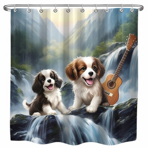 Album Canine Serenity by the Waterfalls: Musical Tails oleh Cottage in the Woods