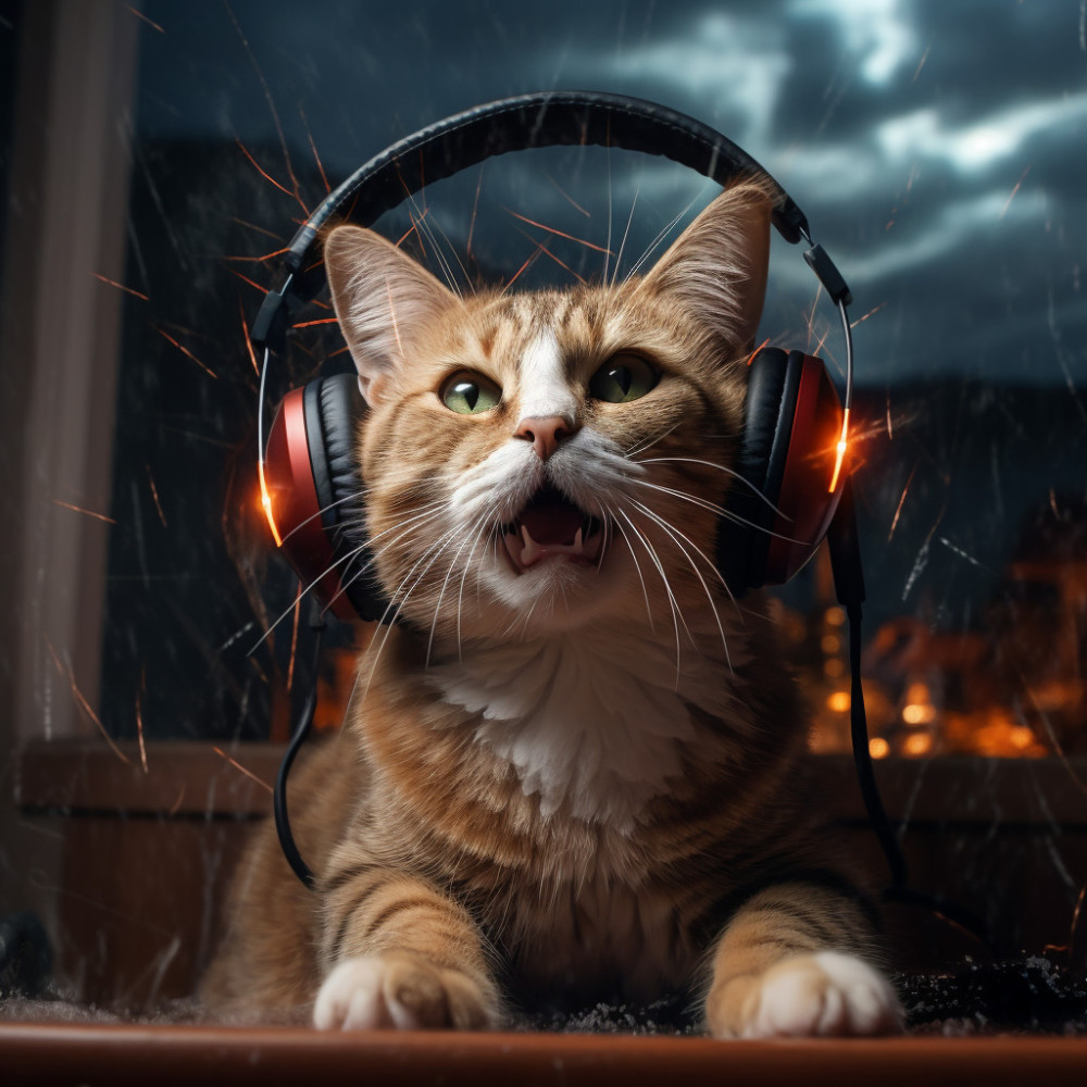 Feline Thunder Soothing Hues