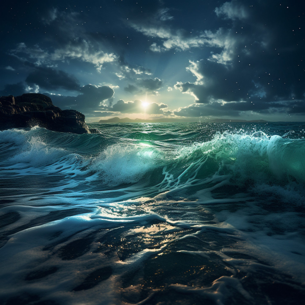 Armonía De La Serenidad Oceánica