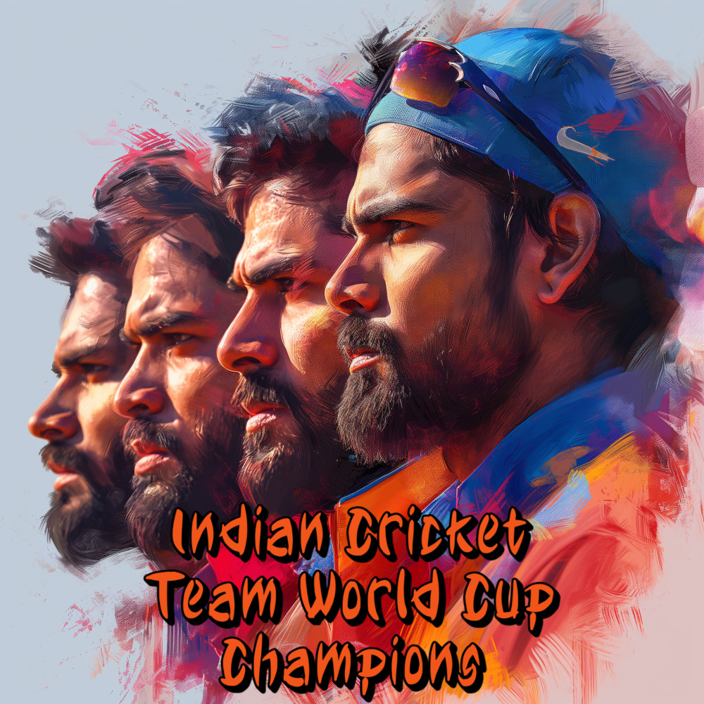 World Champions Indian Cricket Team