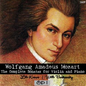 Wolfgang Amadeus Mozart : The Complete Sonatas for Violin and Piano - CD 1 (1957) dari Lili Kraus