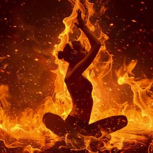 Sunrise Flames Fire Sounds的專輯Fiery Balance: Yoga Flame Rhythms