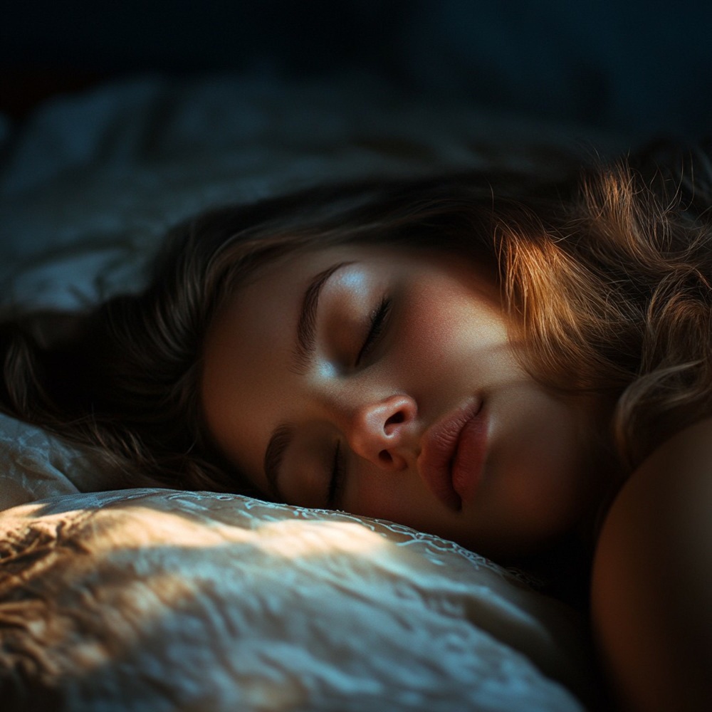 Peaceful Slumber Under Night Sky