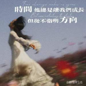 Listen to 时间他总是让我们成长但从不指明方向 song with lyrics from 叁银